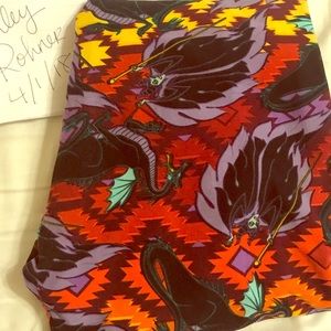 LuLaRoe Disney Leggings BUNDLE Maleficent